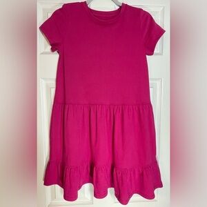 THERABOUTS Girls Ruffle Pink Dress Size L (14)